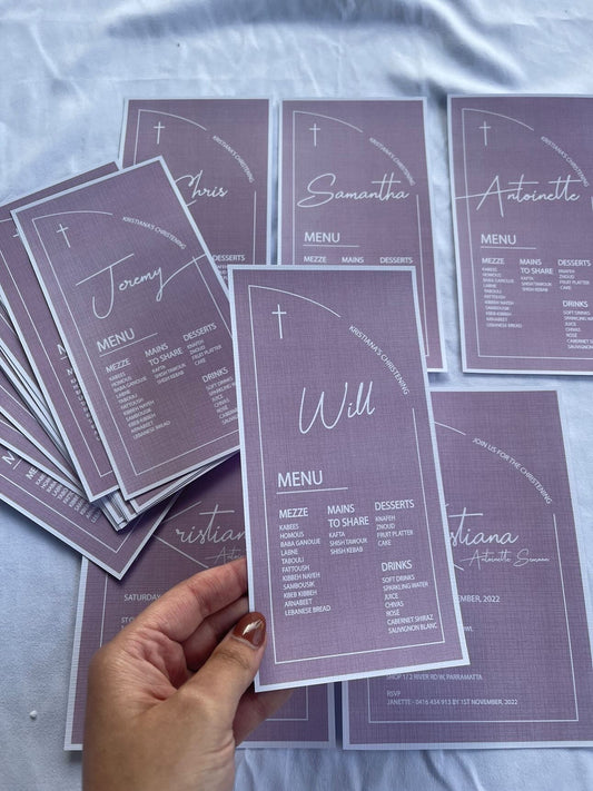 Menus